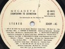 MEGADETH-COUNTDOWN TO EXTINCTION-- GUATEMALA-LP-METALLICA