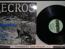 NECROS Conquest for Death LP original oop lp 12 touch & go punk w/ POSTER 1983