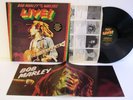 70s BOB MARLEY & WAILERS live Original 1975 UK Vinyl LP with poster Mint