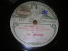 RARE  78RPM  FONOTIPIA . MILANO / MASSENET  le Cid   LEON  ESCALAIS  tenor  EX