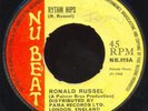 RONALD RUSSEL  RHYTHM HIPS  UK ORIHGINAL  IN DEMAND BOSS REGGAE THRILLER