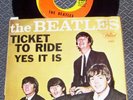 The Beatles-Ticket To Ride/Yes It Is-Vinyl 45 w/Picture Sleeve