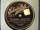 rare UK EDISON BELL 78 RPM X502 THE FIRE BIRD , RUSSIAN BALLET ORCH. / DEFOSSE