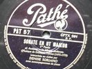 DENISE SORIANO / TARTINI / PATHE    78 RPM