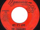 THE COMMANDS Hey It's Love NORTHERN SOUL 45 on DYNAMIC 104