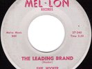 EARL HOOKER The Leading Brand SLIDE GUITAR BLUES 45 on MEL-LON 1001