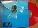 NIRVANA Never mind LP VYNIL ROUGE EU Rare