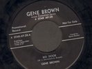 ROCKABILLY 45 Gene Brown BIG DOOR on GENE BROWN 28 clean