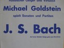 Private Press. BACH partitas 2, 3, MICHAEL GOLDSTEIN