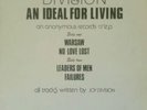 JOY DIVISION - AN IDEAL FOR LIVING ( ORIG. U.K. MAXI-SINGLE)