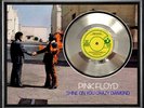 PINK FLOYD - SHINE ON YOU CRAZY DIAMOND - FRAMED 'SILVER' 45rpm  RECORD