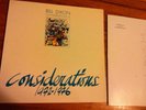 BILL DIXON Considerations vol 2 MINT w/ rare Artwork LP MINT Rare NO RESERVE NR