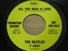 Beatles - All You Need Is Love b/w Baby You're A Rich Man (promo w/ sleeve)