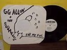 RARE GG Allin EMF Orig 1984 Blood Records limited Release Hand Drawn by G.G. KBD
