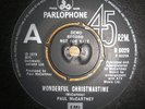 Paul McCartney (Beatles) Wonderful Christmastime  UK DEMO Pressing 45