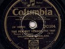 CALIFORNIA RAMBLERS PEA NUT VENDOR / BEN SELVIN LADY PLAY 78 RPM