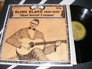 BLIND BLAKE 1926- 1930 NM Biograph Original LP THAT LOVIN' I CRAVE 1975 Issue