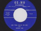 STARDAY Custom Texas Chick TEEN R&R MICKEY NIX Do You Have To Go GE-MO Listen