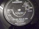 THE BEATLES / ALL YOU NEED IS LOVE/ NO TV REF/UK/EX CON ENLARGE PICS FOR DETAILS