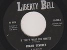 Northern  Soul -  Frank Beverly - If that's what you wanted