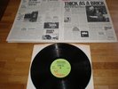 LP JETHRO TULL - THICK AS A BRICK (CHRYSALIS) rare British 1st iss + newspaper