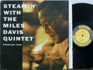 Miles Davis Steamin Prestige 7200 Mono DG Original NJ RVG VG++ Quiet Coltrane