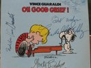 Vince Guaraldi Trio & Charles Schulz Autographed in Person 