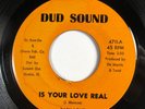 Funk - Baby Love - Is Your Love Real (Dud Sound) VG+ Hear
