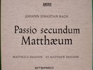 KARL RICHTER-BACH MATTHAUS PASSION-ACHIV STERO 1st Ed.