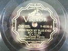 THE CARTER FAMILY / BRING BACK MY BLUE EYED BOY TO ME / FANTASTIC COUNTRY 78