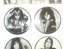 KISS 4 set picture disc. Gene Simmons, Paul Stanley, Ace Frehley, Eric Carr