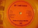 Ireland U2 Orange Colored Vinyl I will Follow PS/45. '80. CBS 9065 $1.00 bid  NR