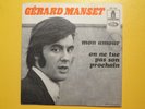 GERARD MANSET Mon amour FO118