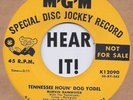 Hillbilly/Rockabilly: MARVIN RAINWATER-Tennessee Hound Dog Yodel MGM-1956 Bopper