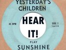 60's NORTHWEST GARAGE: YESTERDAY'S CHILDREN-One Way Up/Sunshine REX