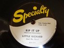 ROCK & ROLL- LITTLE RICHARD- SPECIALTY 78 RPM- RIP IT UP / READY TEDDY - LISTEN
