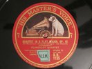 HIS MASTER`S VOICE DOHNAY QUARTET IN D FLONZALEY QUARTET 3x78RPM