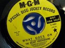 VELVET UNDERGROUND What Goes On/Jesus MGM DJ 45 yellow label original LISTEN