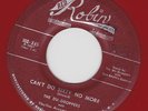 VOCAL GROUP 45 RPM - THE DU-DROPPERS on RED ROBIN RECORDS (RED VINYL)