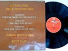 Edvard Grieg Sonatas for Cello and Piano LP. 1975. VGC/NM