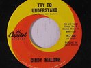 CINDY MALONE: Try To Understand 45 rare Soul