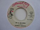 GEORGE HOBSON let it be real SOUND CITY rare NORTHERN SOUL 45