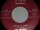 Genteels Surf Garage Stag Label 45 RPM Take It Off 1962 Pre Capitol Release
