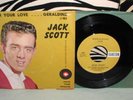 JACK SCOTT Geraldine 45 Rockabilly NM- w/Picture Sleeve Sharp
