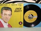 JACK SCOTT Goodbye Baby 45 Rockabilly w/Picture Sleeve Sharp
