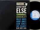 CANNONBALL ADDERLEY (Somethin' Else) BLUE NOTE RVG ear stereo NY-USA Miles Davis