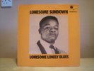 LONESOME SUNDOWN LONESOME LONELY BLUES RARE ORIGINAL 1970 MONO BLUE HORIZON LP