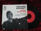 gerard manset 45t  EP animal on est mal