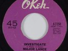 Northern Soul 45 MAJOR LANCE Investigate OKEH HEAR