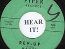 ROCKABILLY HOT ROD INSTRO 45 Manuel & the Renegades (Piper # 7001) Rev-Up